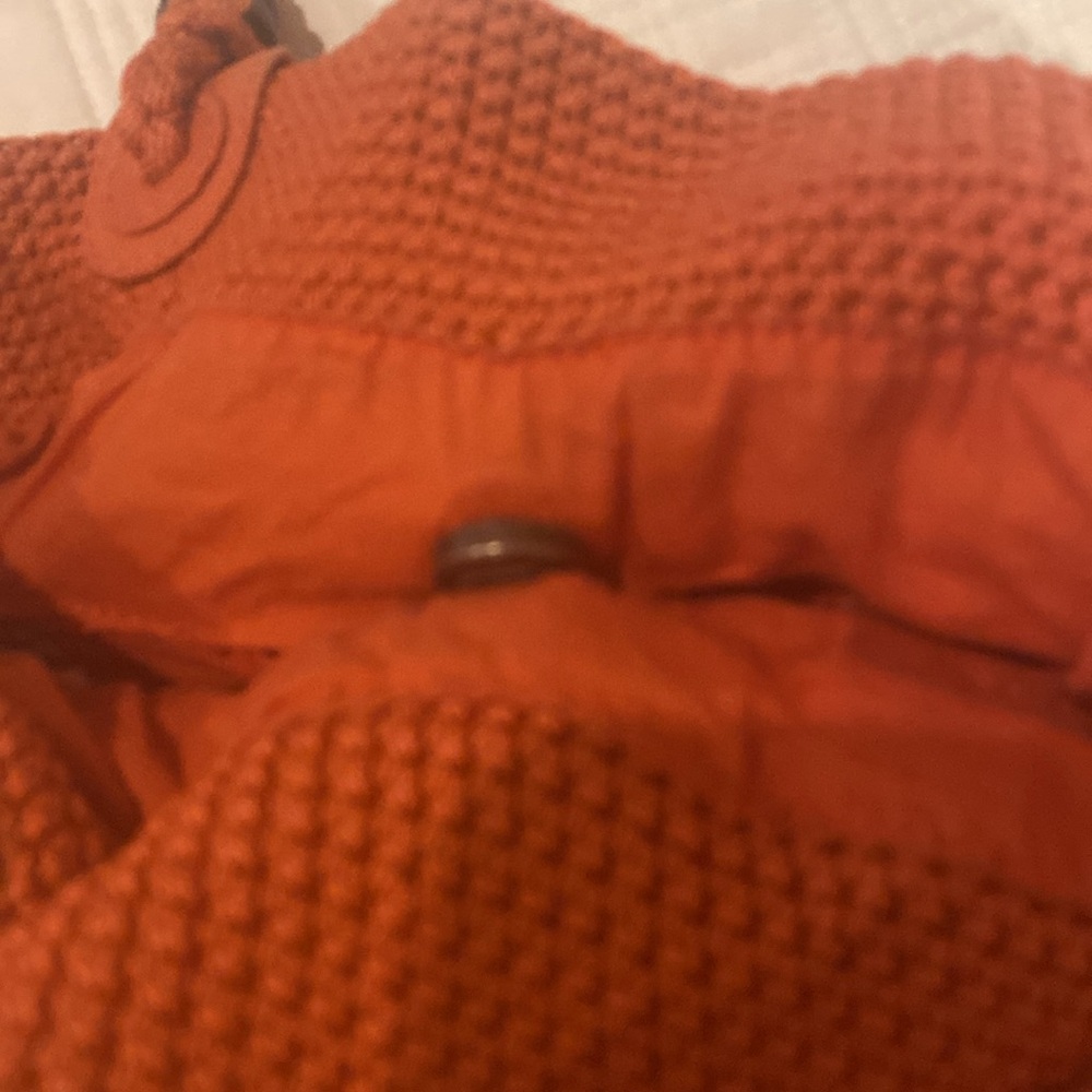 The Sak Rust Crochet Shoulder Bag - Picture 6 of 9